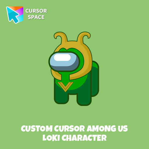 Custom Cursor Among Us Loki Character
